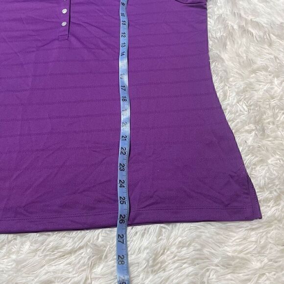 Callaway Golf Polo Shirt Purple Opti Dri Tech Size XL Cooling Wicking - Picture 7 of 8